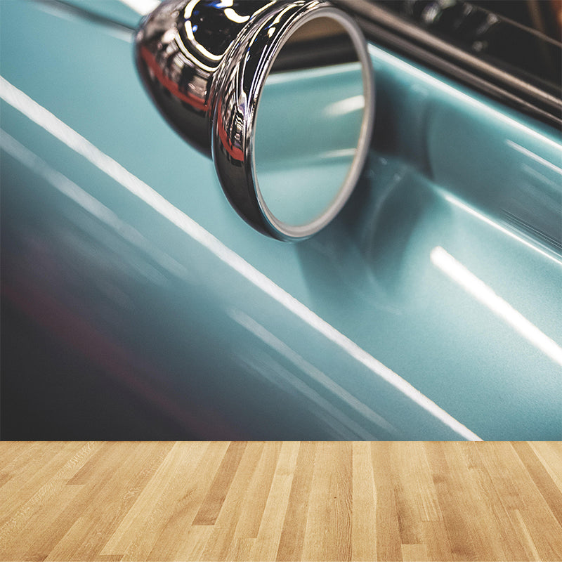 Stain-Resistant Car Mural Wallpaper Wall Art for Fitness Club Decoration