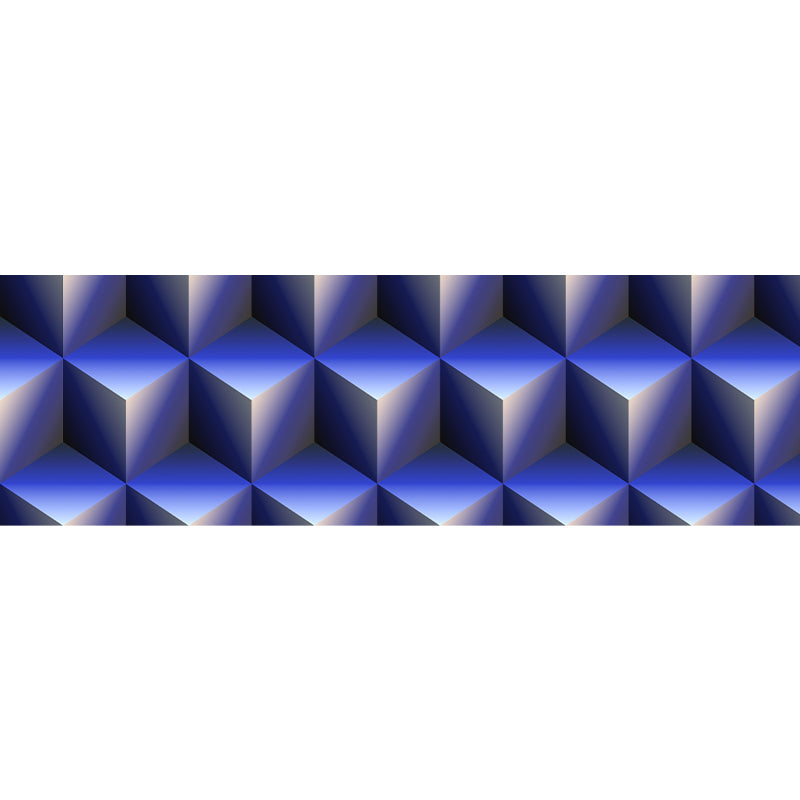 Geometric 3D Illusion Mural Wallpaper for Dining Room Wall Decor Multiple Sizes Available