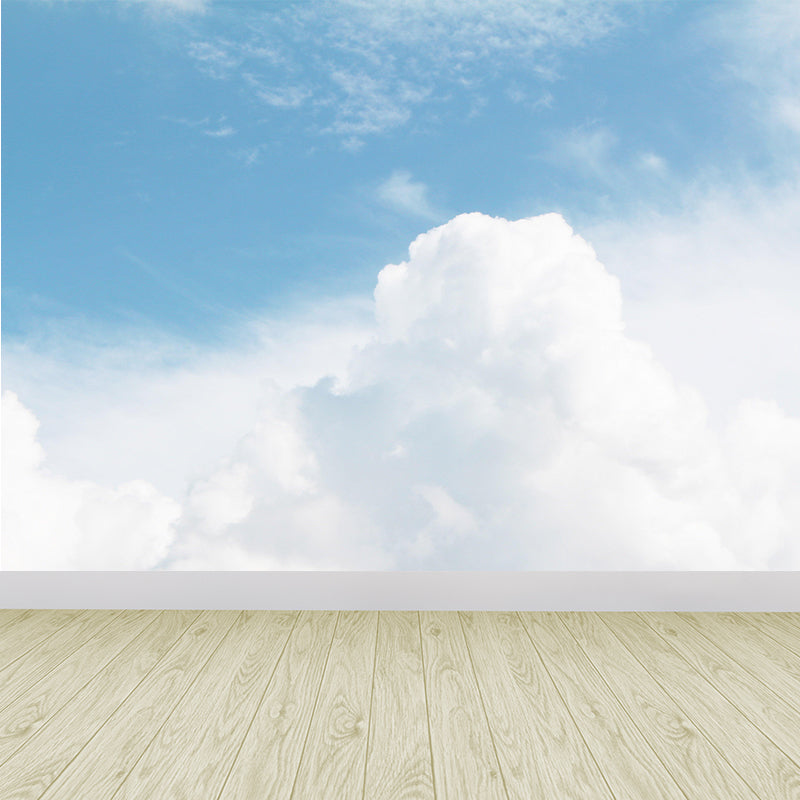 Photography Good Weather Wallpaper Mural Moisture Resistant Wall Covering for Decoration