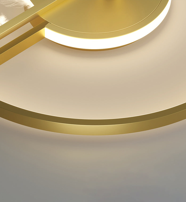 Round Flush Light Fixtures Eenvoud Acryl Plafond Light Fixtures voor Slaapkamer