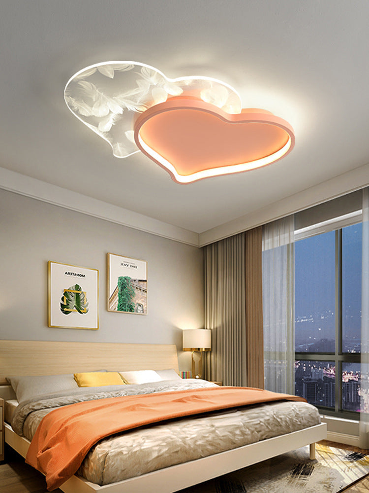 Coeur encastré luminaire chambre simple acrylique plafonnier