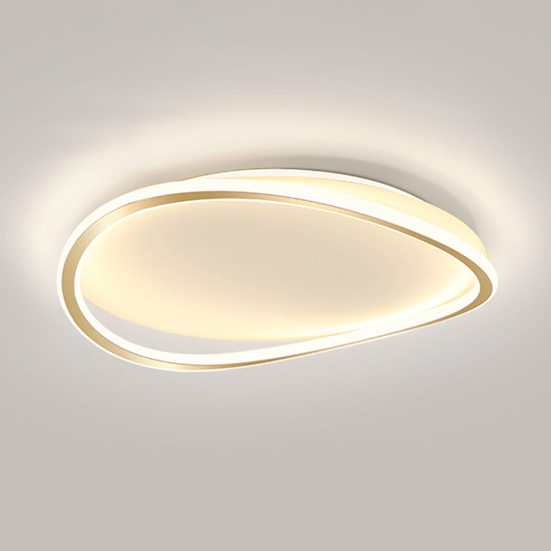 Nouveau Plafonnier LED moderne en métal à 1 lumière, luminaire décoratif de plafond, idéal pour une chambre à coucher ou une chambre à coucher