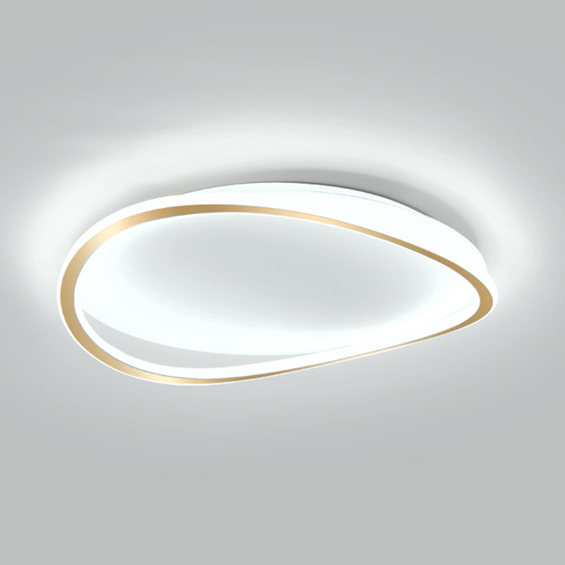 Nouveau Plafonnier LED moderne en métal à 1 lumière, luminaire décoratif de plafond, idéal pour une chambre à coucher ou une chambre à coucher