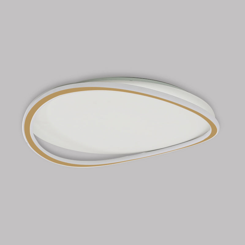 Nouveau Plafonnier LED moderne en métal à 1 lumière, luminaire décoratif de plafond, idéal pour une chambre à coucher ou une chambre à coucher