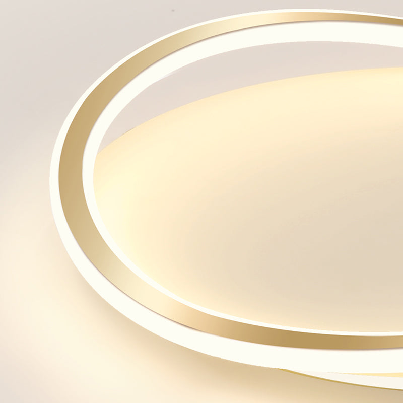 Nouveau Plafonnier LED moderne en métal à 1 lumière, luminaire décoratif de plafond, idéal pour une chambre à coucher ou une chambre à coucher