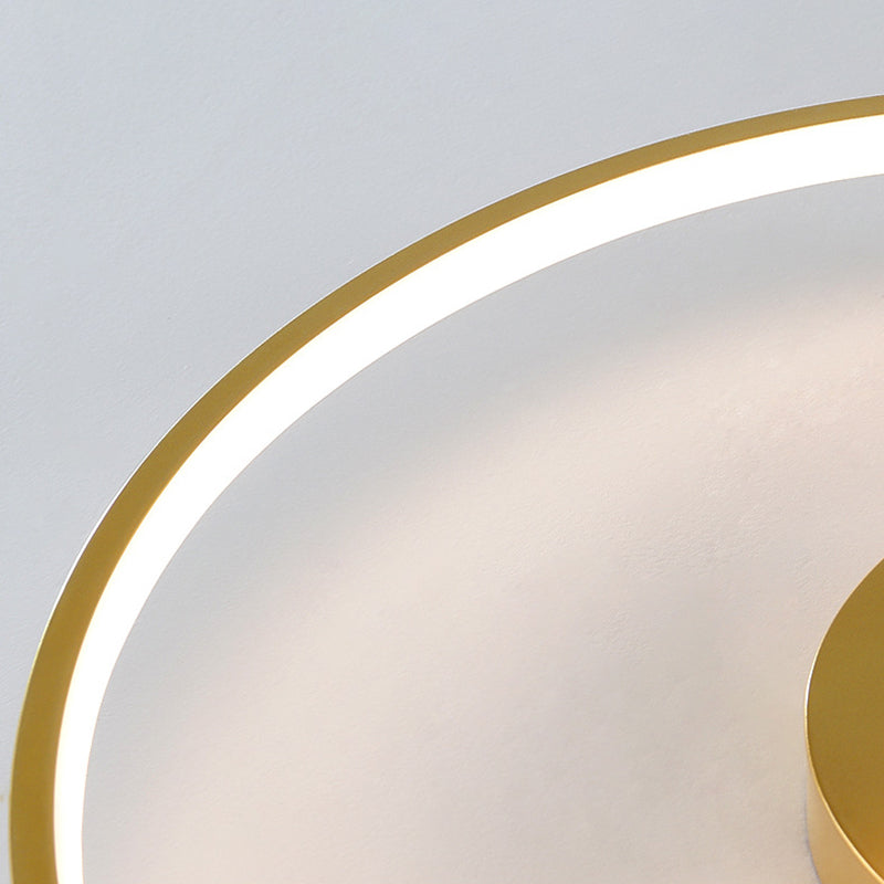 Round Flush Light Fixtures Eenvoud Acryl Plafond Light Fixtures voor Slaapkamer