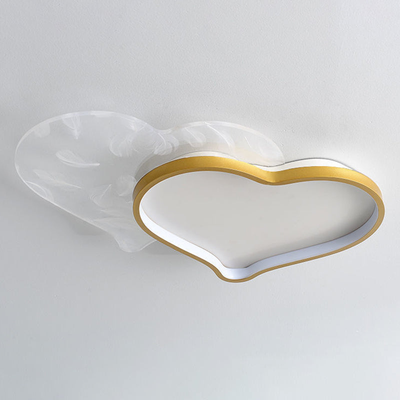 Coeur encastré luminaire chambre simple acrylique plafonnier