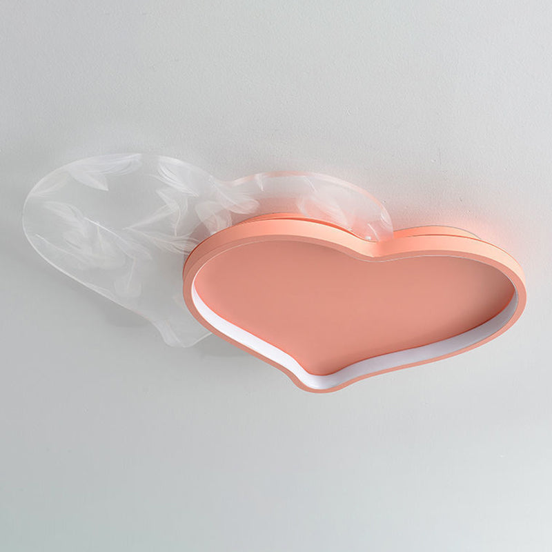 Coeur encastré luminaire chambre simple acrylique plafonnier