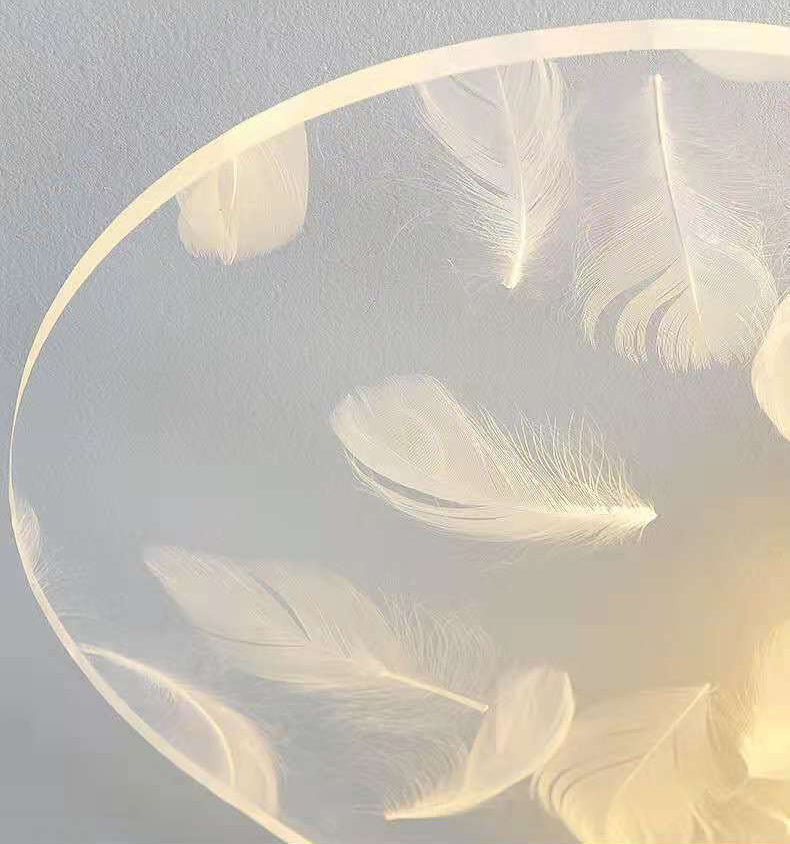 Coeur encastré luminaire chambre simple acrylique plafonnier