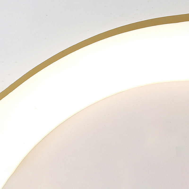 Plafonniers encastrés ronds en métal de style minimaliste moderne