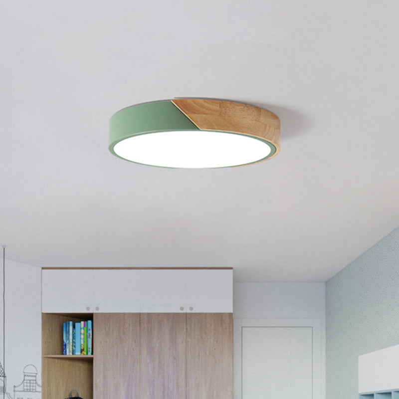 Lámpara de techo moderna con montaje empotrado, iluminación LED, luz interior, luz anillada, luz interior para habitación