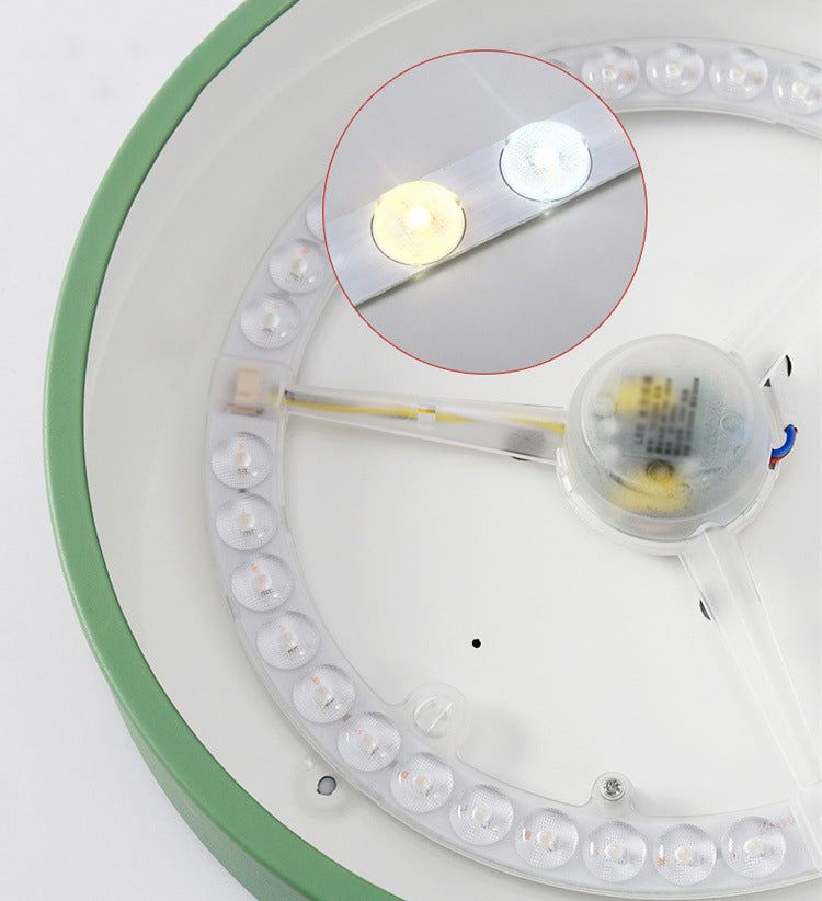 Lámpara de techo moderna con montaje empotrado, iluminación LED, luz interior, luz anillada, luz interior para habitación