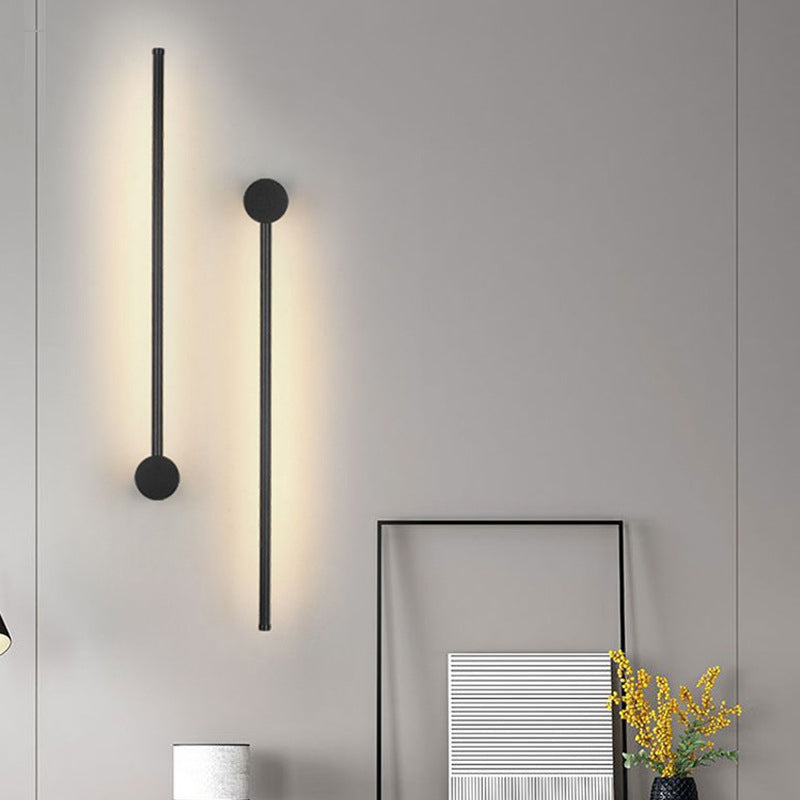 Linear Metal Wall Sconce Lighting Minimalist-Style LED Wall Mounted Light Fixture