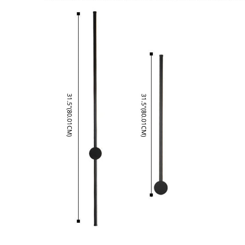 Linear Metal Wall Sconce Lighting Minimalist-Style LED Wall Mounted Light Fixture