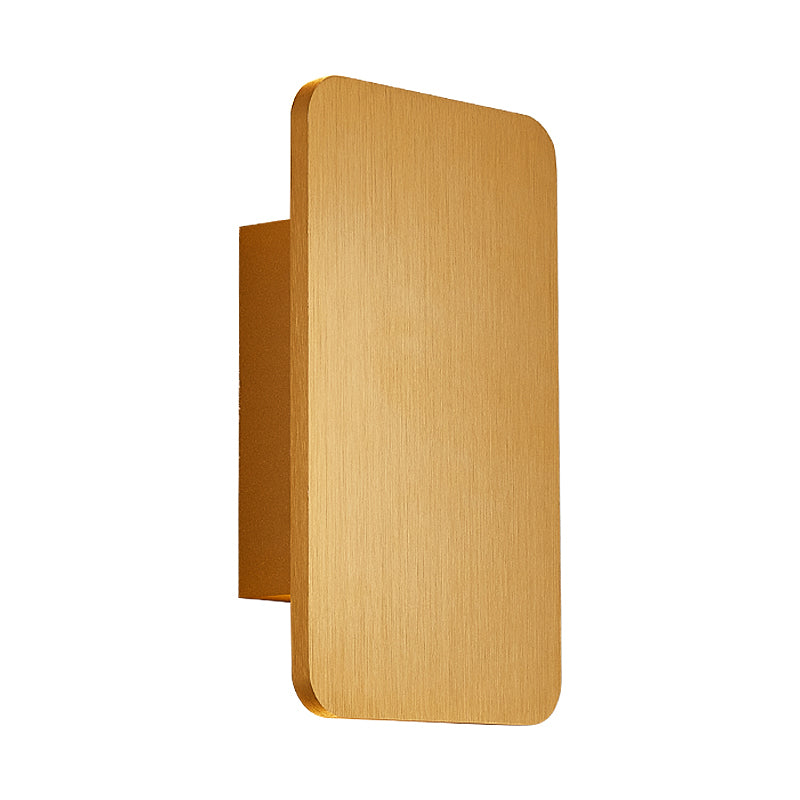 Aluminum Rectangular Wall Light Sconces Postmodern 2 Lights Sconce Light Fixtures for Living Room