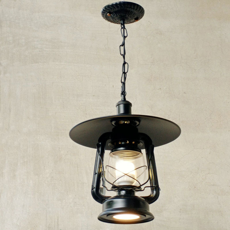 Sospensione in metallo a sospensione luce ombreggiata in stile industriale Apparecchio di illuminazione a sospensione per ristorante