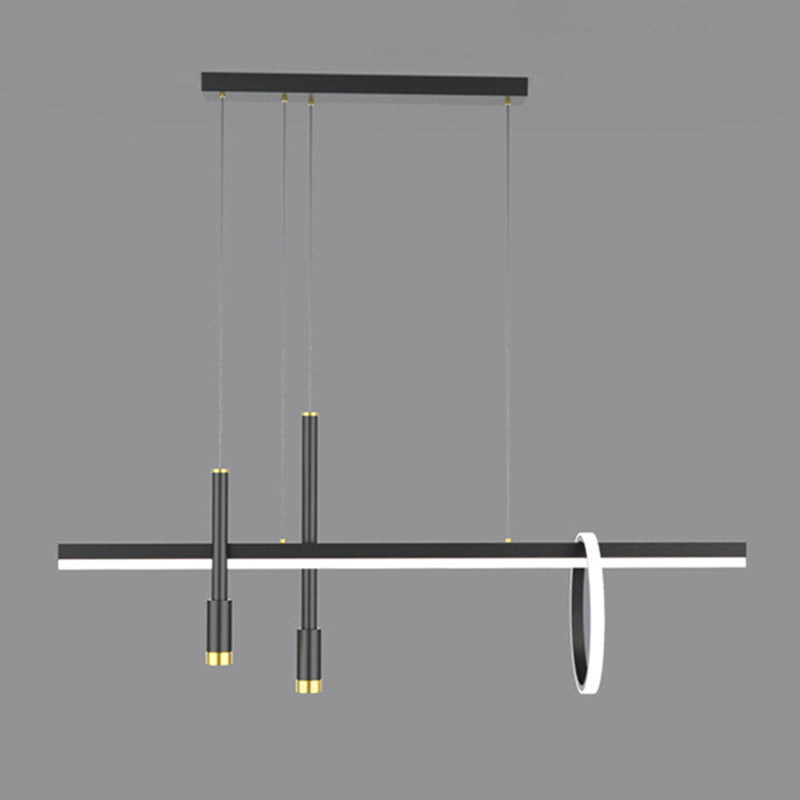 Lineal isla lámpara lámpara nórdica comedor de comandante de comedor led