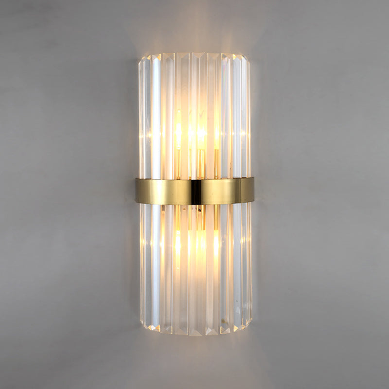 Crystal Curved Wall Mounted Lighting Contemporary Style Wall Sconce Lighting for Bedroom