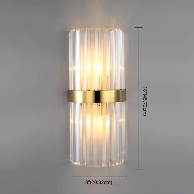 Crystal Curved Wall Mounted Lighting Contemporary Style Wall Sconce Lighting for Bedroom