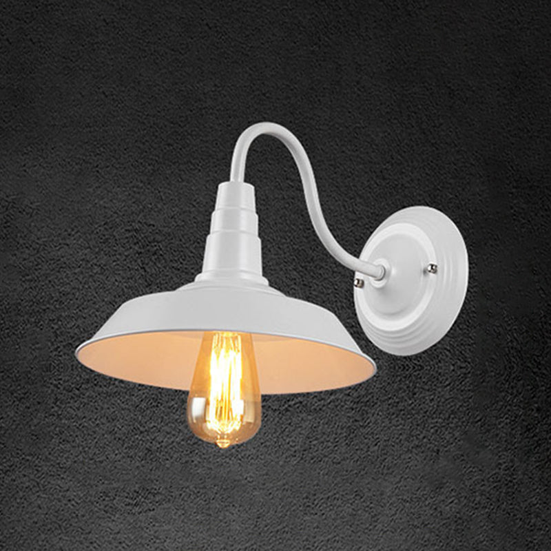 Industrielle Vintage Wandlampe Schmiedeeisen -Scheunenwandlicht für Innenräume