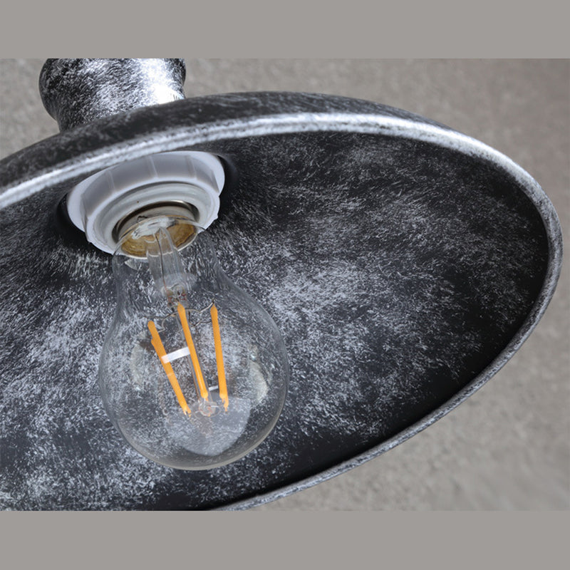 Industrial Retro Barn Wall Lamp Wrought Iron 1-Light Wall Light for Exterior Spaces