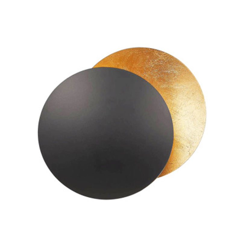 Lámpara de pared LED creativa moderna Luz de pared de hierro giratorio circular para espacios interiores