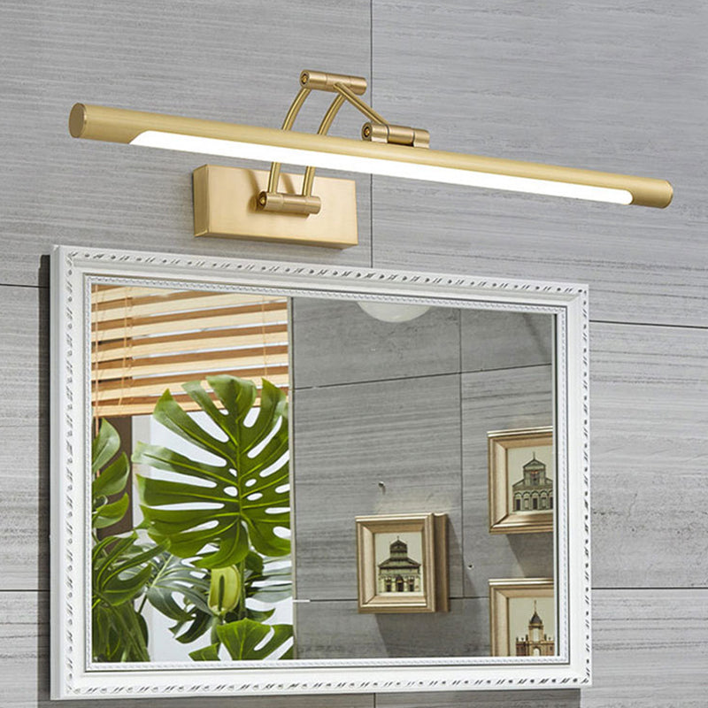 Acrylique linéaire de lampe murale applique minimalisme minimalisme luminaire luminaire pour la salle de bain