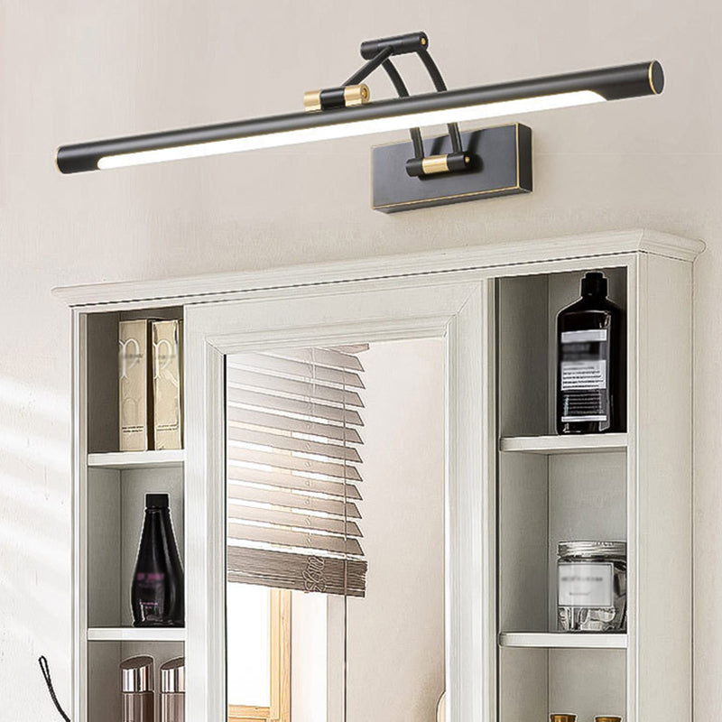 Acrylique linéaire de lampe murale applique minimalisme minimalisme luminaire luminaire pour la salle de bain