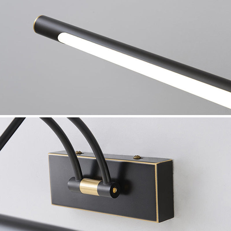 Acrylique linéaire de lampe murale applique minimalisme minimalisme luminaire luminaire pour la salle de bain