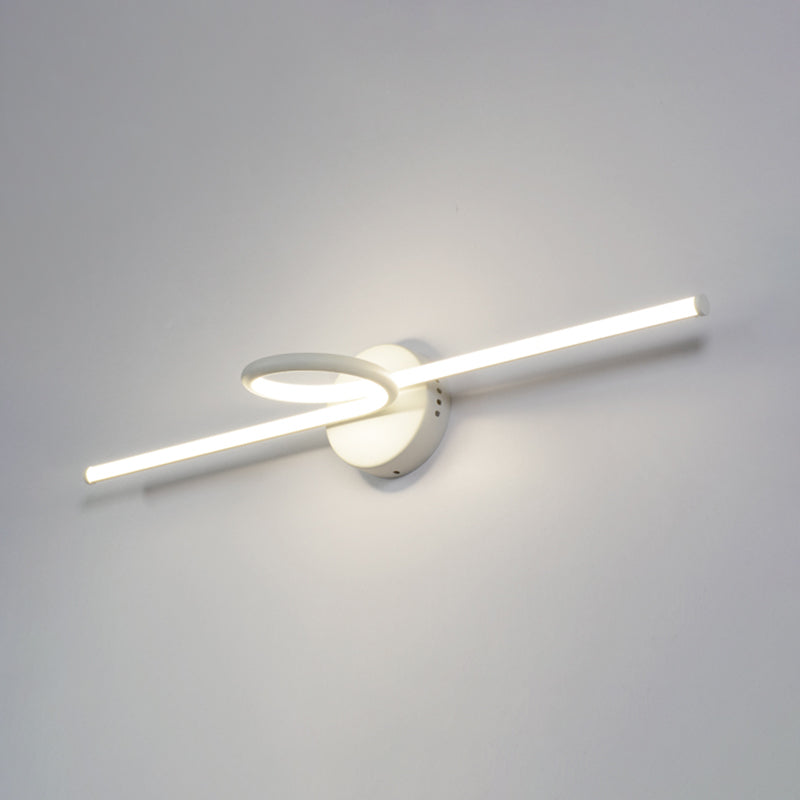 Luce contemporanea a parete a 1 luci a 1 luci a parete a parete lineare montata per il bagno