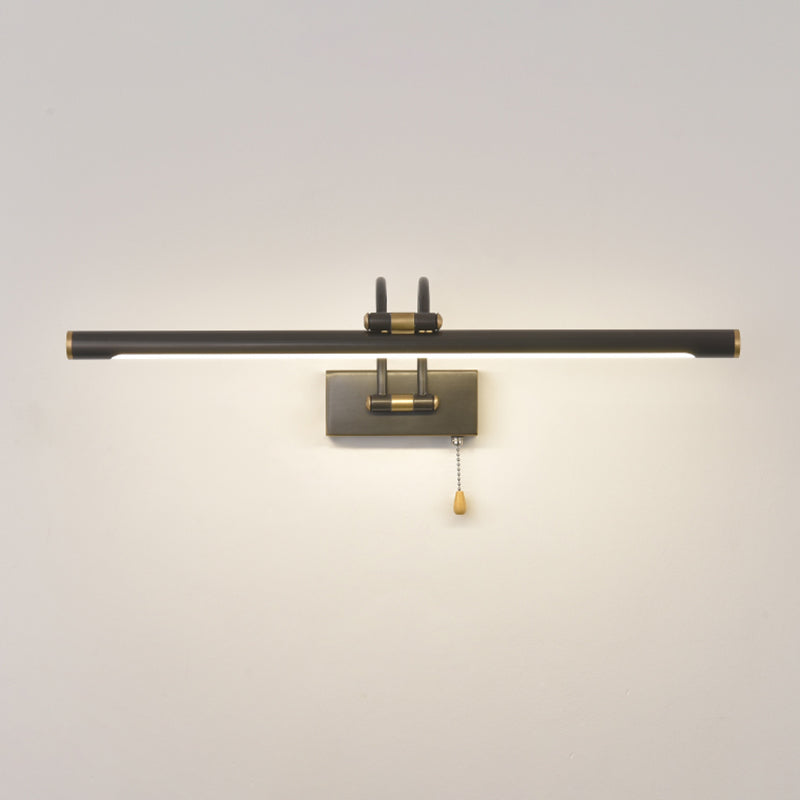 Lampe murale à LED créative moderne Copper linéaire Lumière murale extensible avec une teinte acrylique