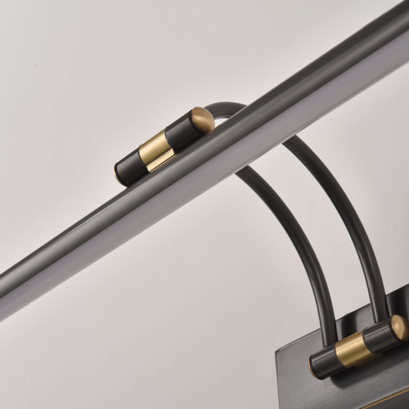 Lampe murale à LED créative moderne Copper linéaire Lumière murale extensible avec une teinte acrylique