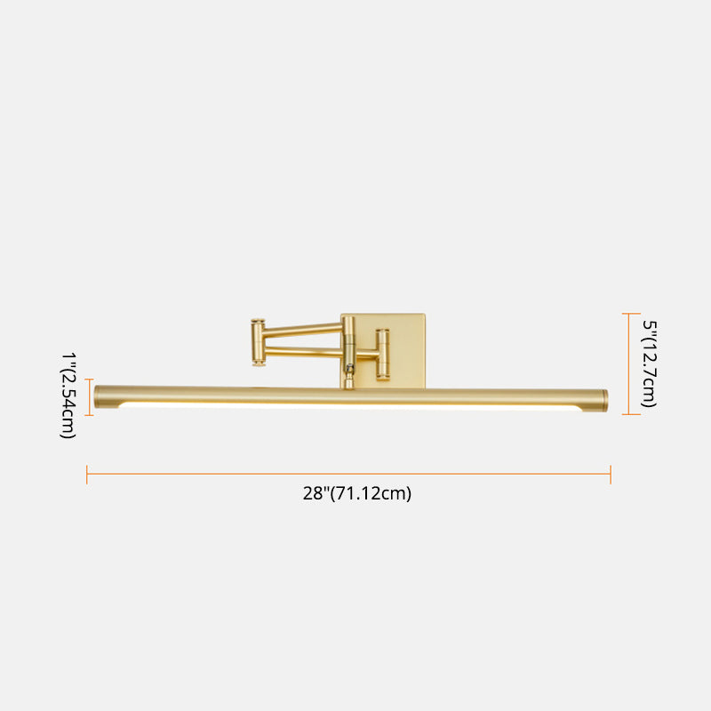 Contemporary Simplicity Linear Vanity Light Fixture Acrylic Wall Lighting Fixtures for Bathroom