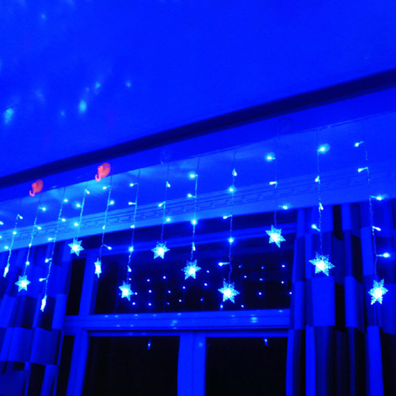 11.4ft Starry LED Light Strip Nordic Plastic 96-Light Indoor Christmas Light in Clear