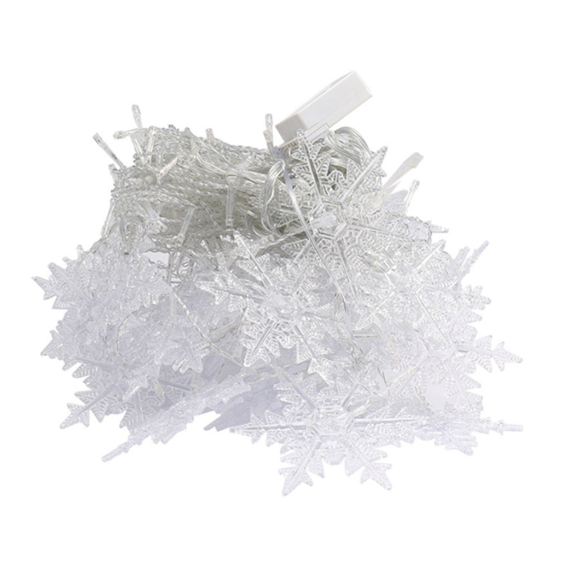 11.4ft Starry LED Light Strip Nordic Plastic 96-Light Indoor Christmas Light in Clear