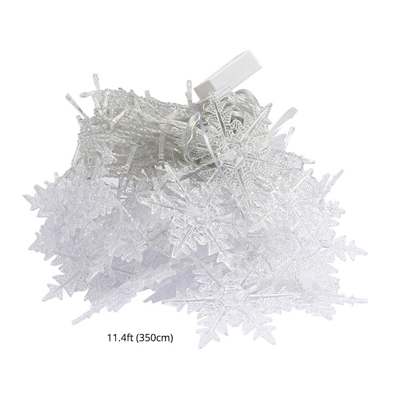 11.4ft Starry LED Light Strip Nordic Plastic 96-Light Indoor Christmas Light in Clear