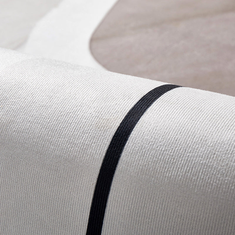Tapis Simple en Polyester, ton blanc, bloc de couleur abstrait, résistant aux taches, pour la décoration de la maison