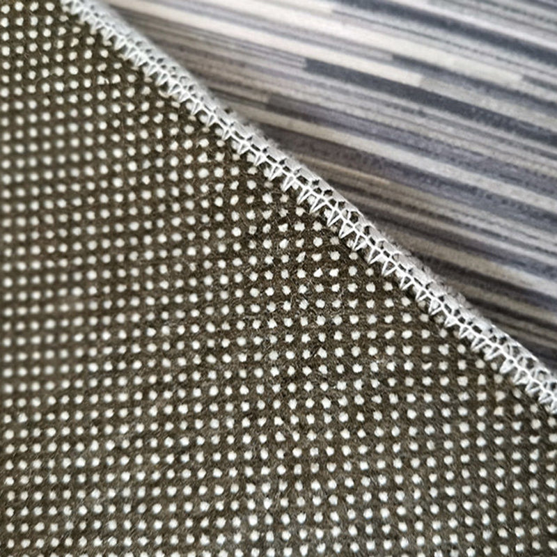 Creative Abstract Print Rug Apricot Tone Polyester Area Carpet Non-Slip Backing Rug for Living Room