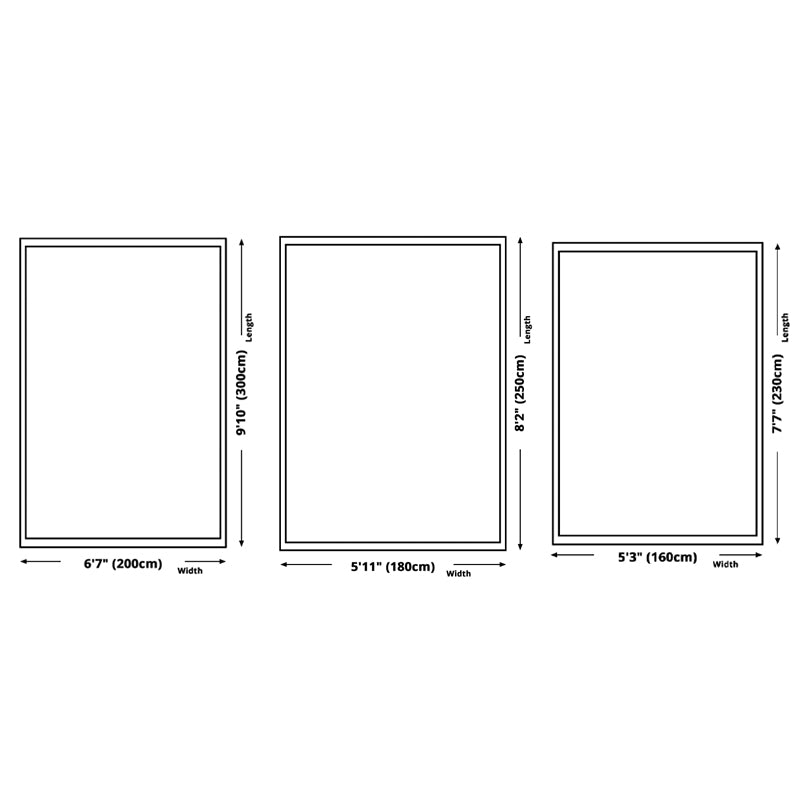 White Tone Home Decoration Carpet Modern Abstract Color Block Area Rug Polyester with Easy Care Rug