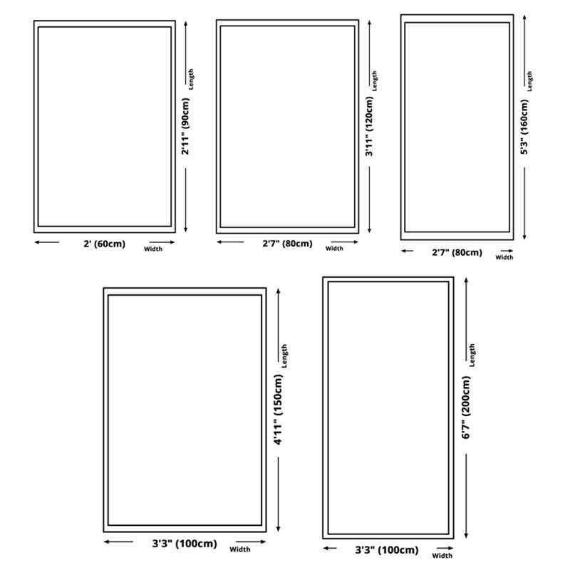 Tappeto distintivo tappeto rettangolo vintage tappeto in poliestere per arredamento per la casa