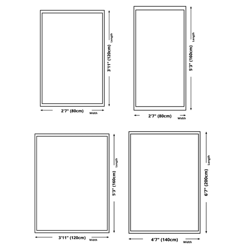 Antique Ethnic Indoor Rug Distressed Flower Print Carpet Non-Slip Backing Rug for Home Decoration