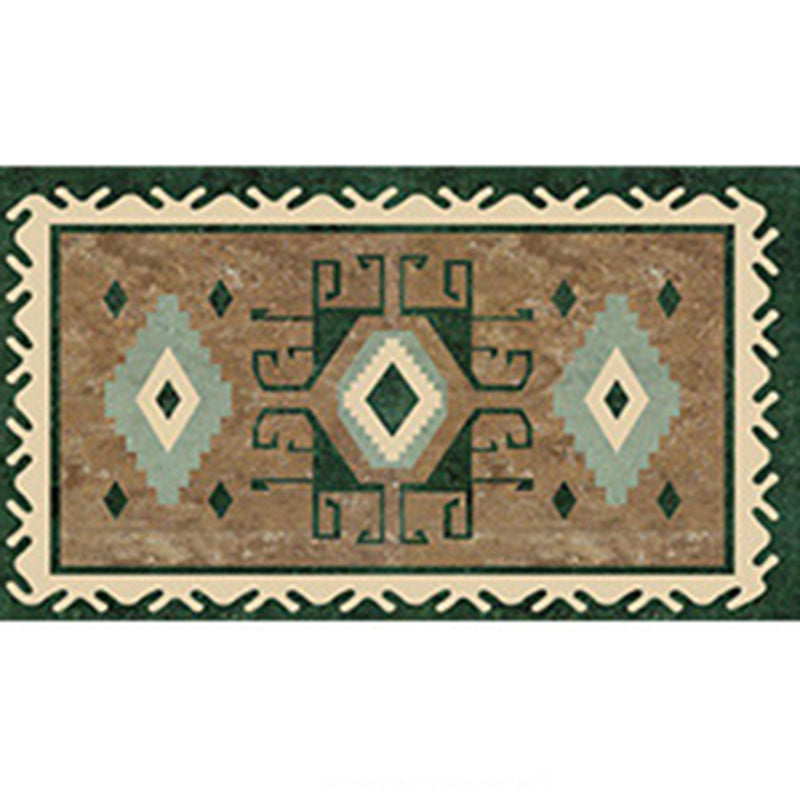Classic Native American Rug Distinctive Polyester Area Carpet Non-Slip Backing Rug for Living Room