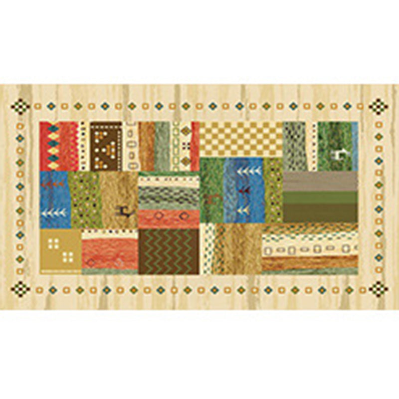 Classic Native American Rug Distinctive Polyester Area Carpet Non-Slip Backing Rug for Living Room