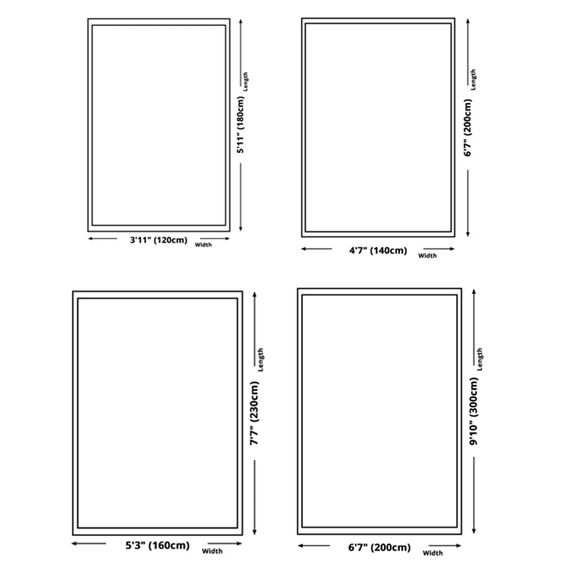 Eclectic Southwestern Area Rug Tribal Totem Polyester Rug Anti-Slip Backing Carpet for Home Decor