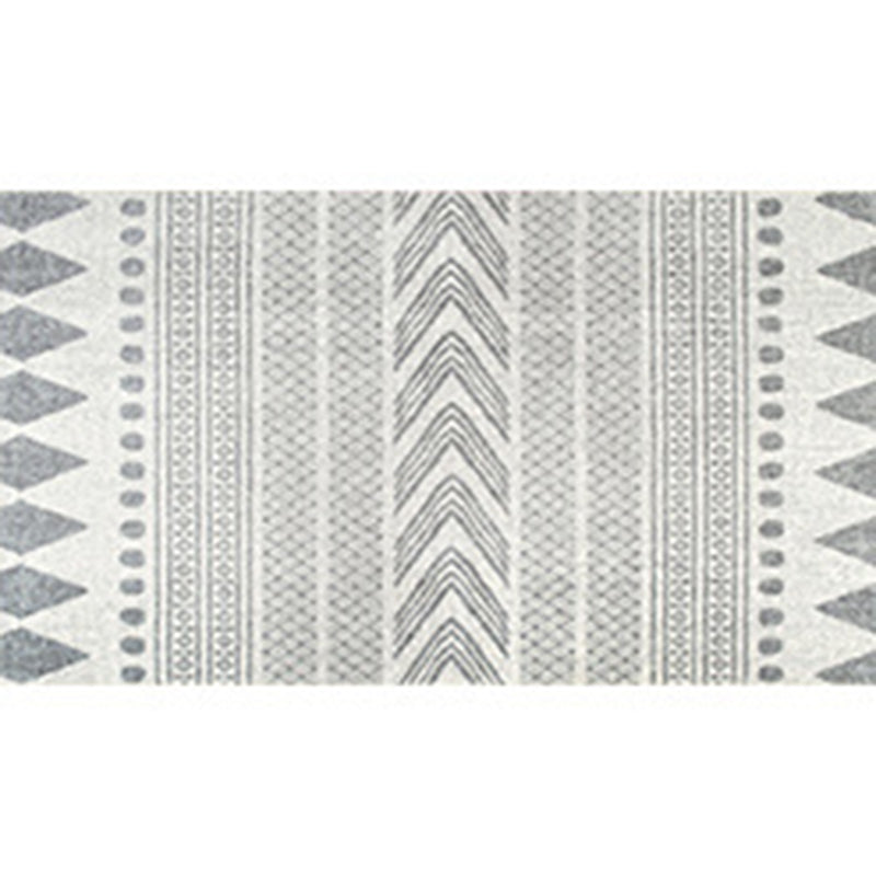 Eclectic Southwestern Area Rug Tribal Totem Polyester Rug Anti-Slip Backing Carpet for Home Decor