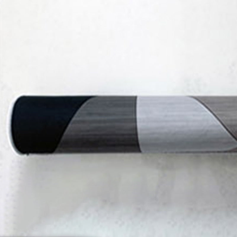 Round Solid Color Simplicity Indoor Rug Polyester Plant Print Rug Easy Care Indoor Rug for LBedroom