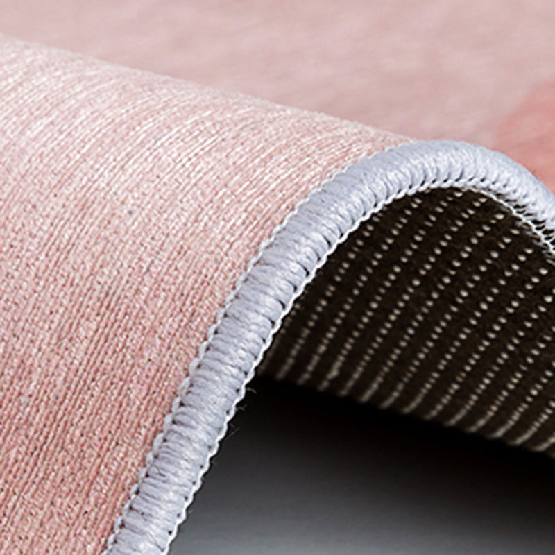 Farblich gemischter einfacher Teppich aus Polyester mit abstraktem Druck, rutschfester Teppich für die Inneneinrichtung