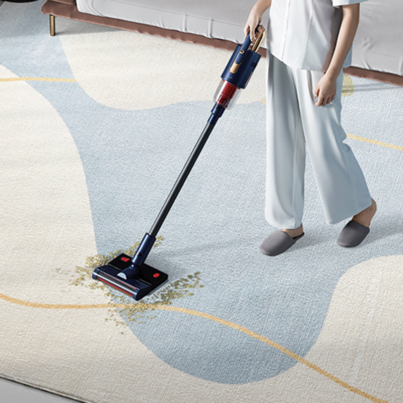 Color Mixed Simplicity Area Rug Polyester Color Block Rug Stain Resistant Indoor Rug for Living Room