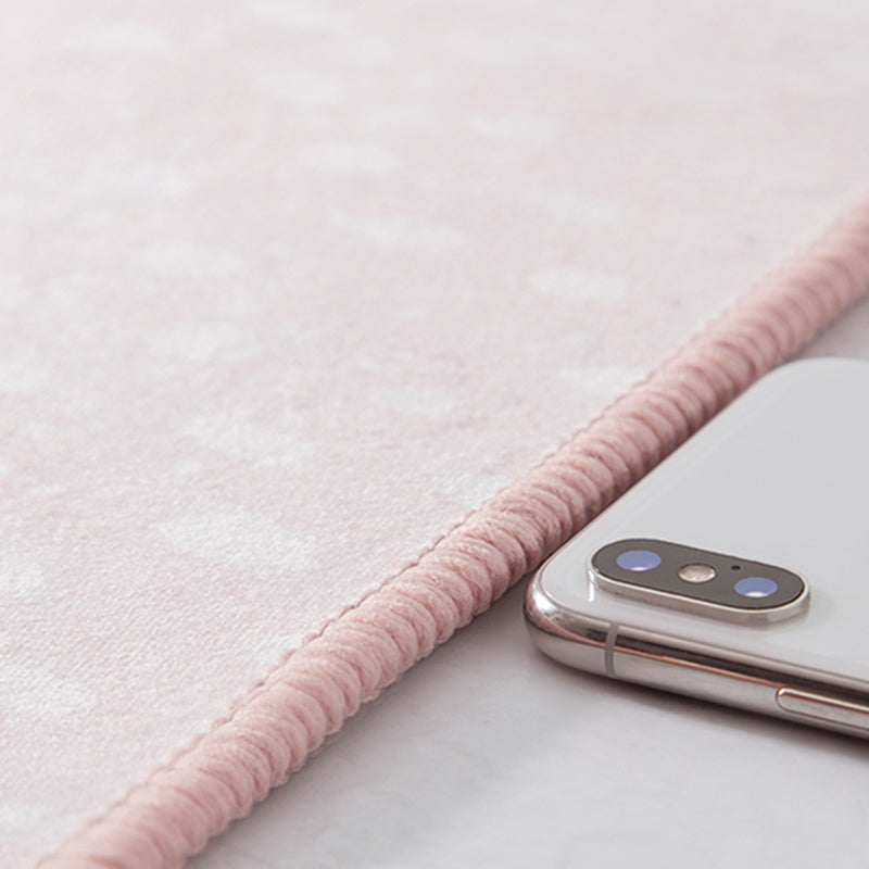 Round Multicolor Nordic Area Rug Polyester Abstract Rug Stain Resistant Indoor Rug for Living Room