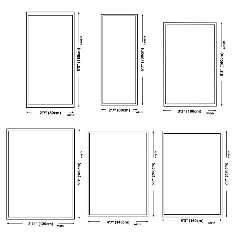 Modern Stripe Pattern Rug Grey Polyester Arae Carpet Non-Slip Area Rug for Bedroom